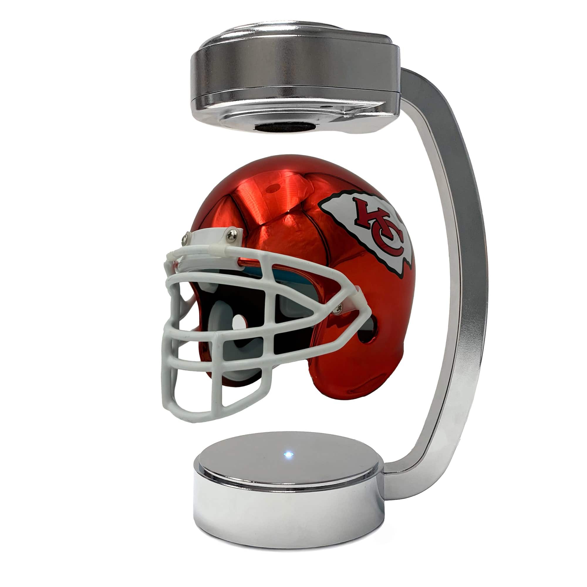 Pegasus - Kansas City Chiefs Mini Chrome Hover Helmet - Multicolor