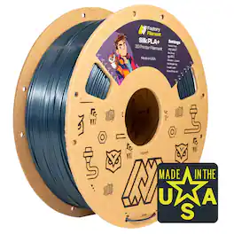 Factory Filament - 1.75mm PLA 3D Printer Filament, 1 KG Spool, Dimensional Accuracy +/- 0.02 mm, 3D Printing Filament - Silk Hard Vacuum