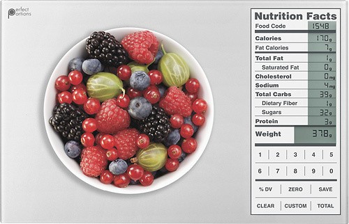 Nutritional Scale Digital with Food Portions Nutrition Facts
