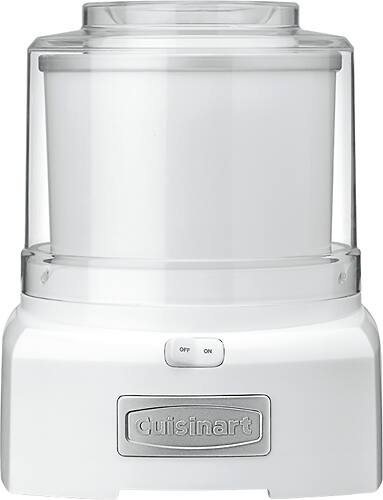 Angle. Cuisinart - 1-1/2 Qt. Frozen Yogurt/Ice Cream/Sorbet Maker - White.