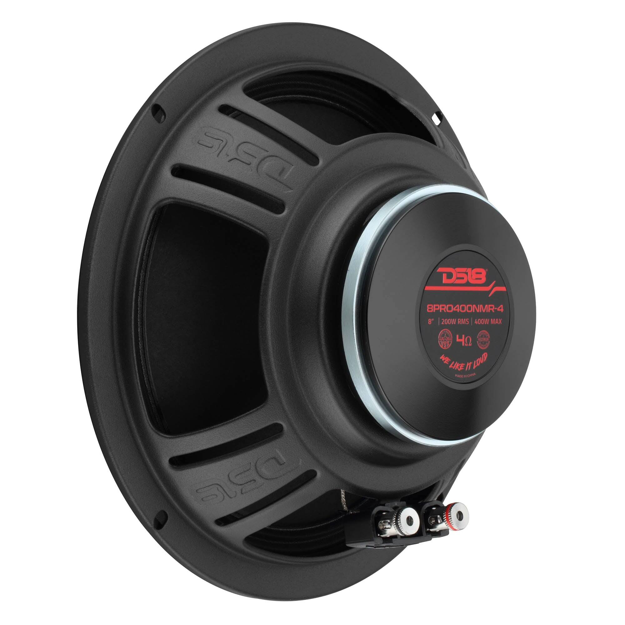 950  
D518  
8PRO400NMR-4 8" 200W RMS 400W MAX  
40Ω WE LIKE IT LOUD  
DSL