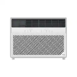TCL - 550 Sq. Ft. 12,000 BTU Smart Window Air Conditioner, Digital, Remote Included with Remote - White