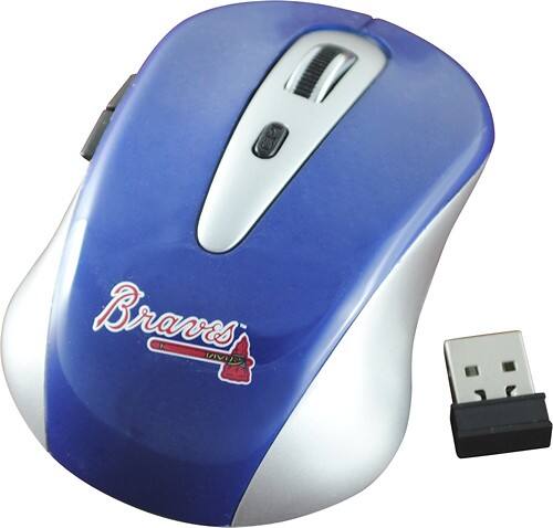 Angle Standard. Wild Sales - Atlanta Braves Wireless Mouse.