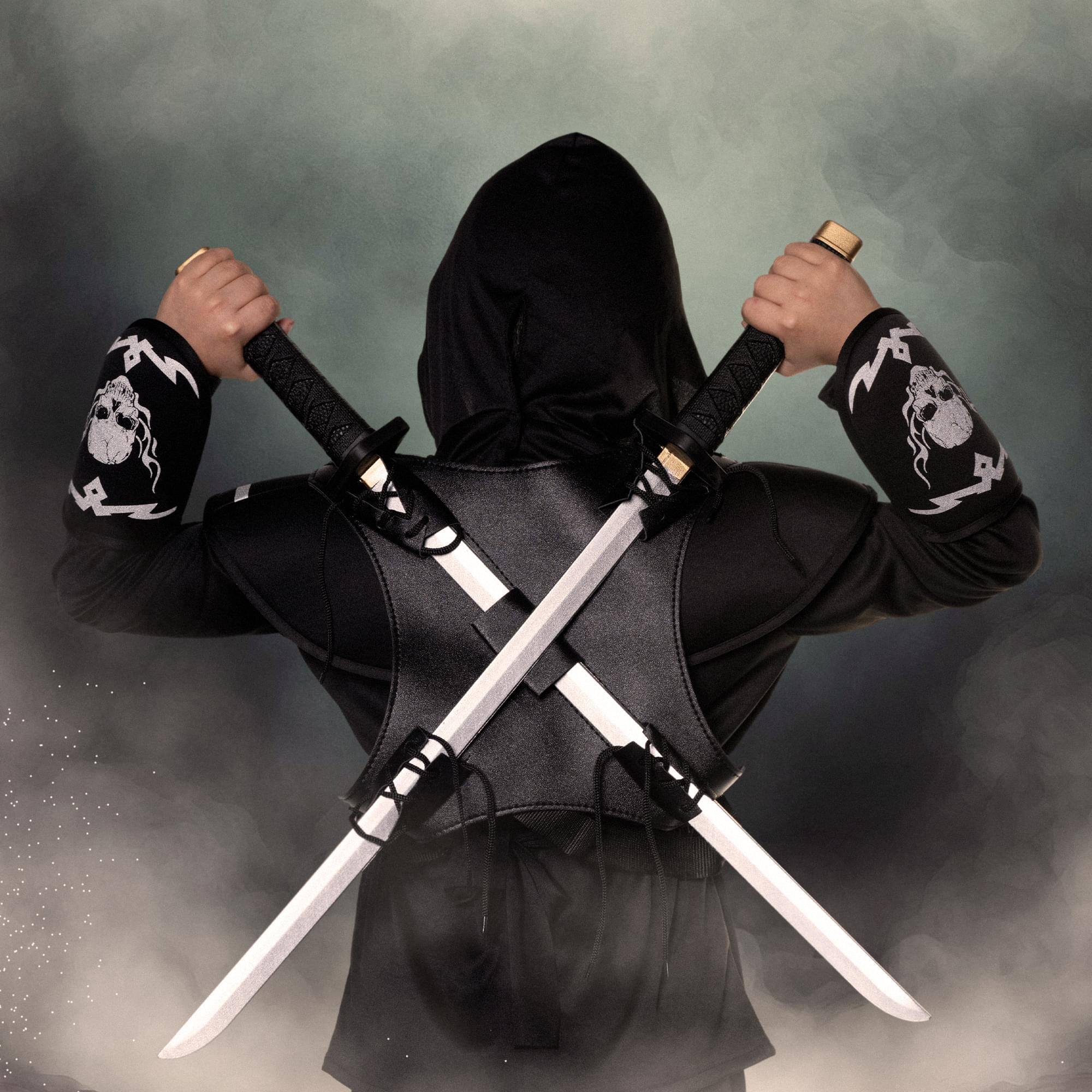 Alt View 10. Underwraps - Ninja Katanas 30 Inch Foam Adult Costume Accessory | Set of 2 - Black.