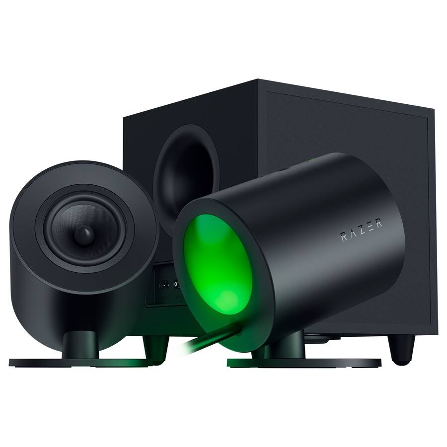 Razer Nommo V2 Full Range 2.1 Bluetooth PC Gaming Speakers with Razer Nommo V2 Full Range 2.1 Bluetooth PC Gaming Speakers with