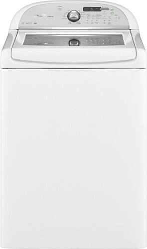 Front Standard. Whirlpool - Cabrio 4.0 Cu. Ft. 13-Cycle High-Efficiency Washer - White.