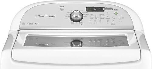 Alt View Standard 1. Whirlpool - Cabrio 4.0 Cu. Ft. 13-Cycle High-Efficiency Washer - White.