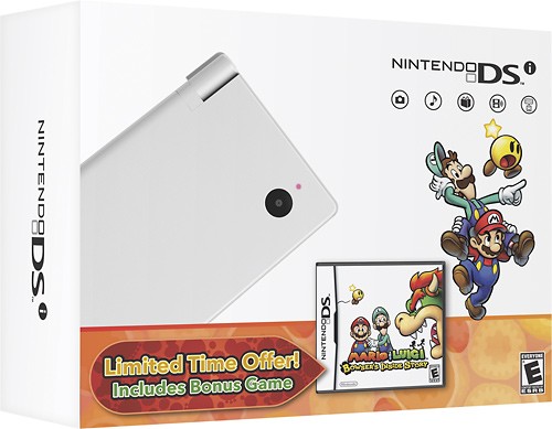Best Buy: Nintendo Nintendo DSi Bundle White TWLSWLJ1