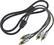 Front. KICKER - X-Series 16.5' 2-Channel RCA Audio Cable - Black.