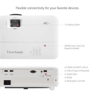 ViewSonic PX701 4K Ultra HD DLP Projector with High Dynamic Range ViewSonic PX701 4K Ultra HD DLP Projector with High Dynamic Range