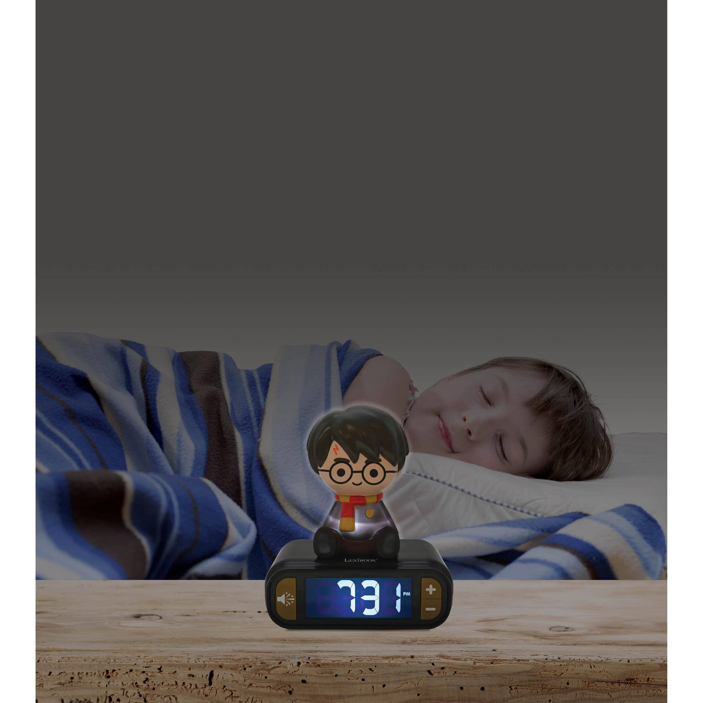 Alt View 4. Lexibook - Harry Potter Digital Alarm Clock with 3D Night Light & Sound Effects - MULTICOLOR.