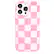 Front. VELVET CAVIAR - Magsafe Case for Apple iPhone 16 Pro Max - Pink Vibe Checkered.