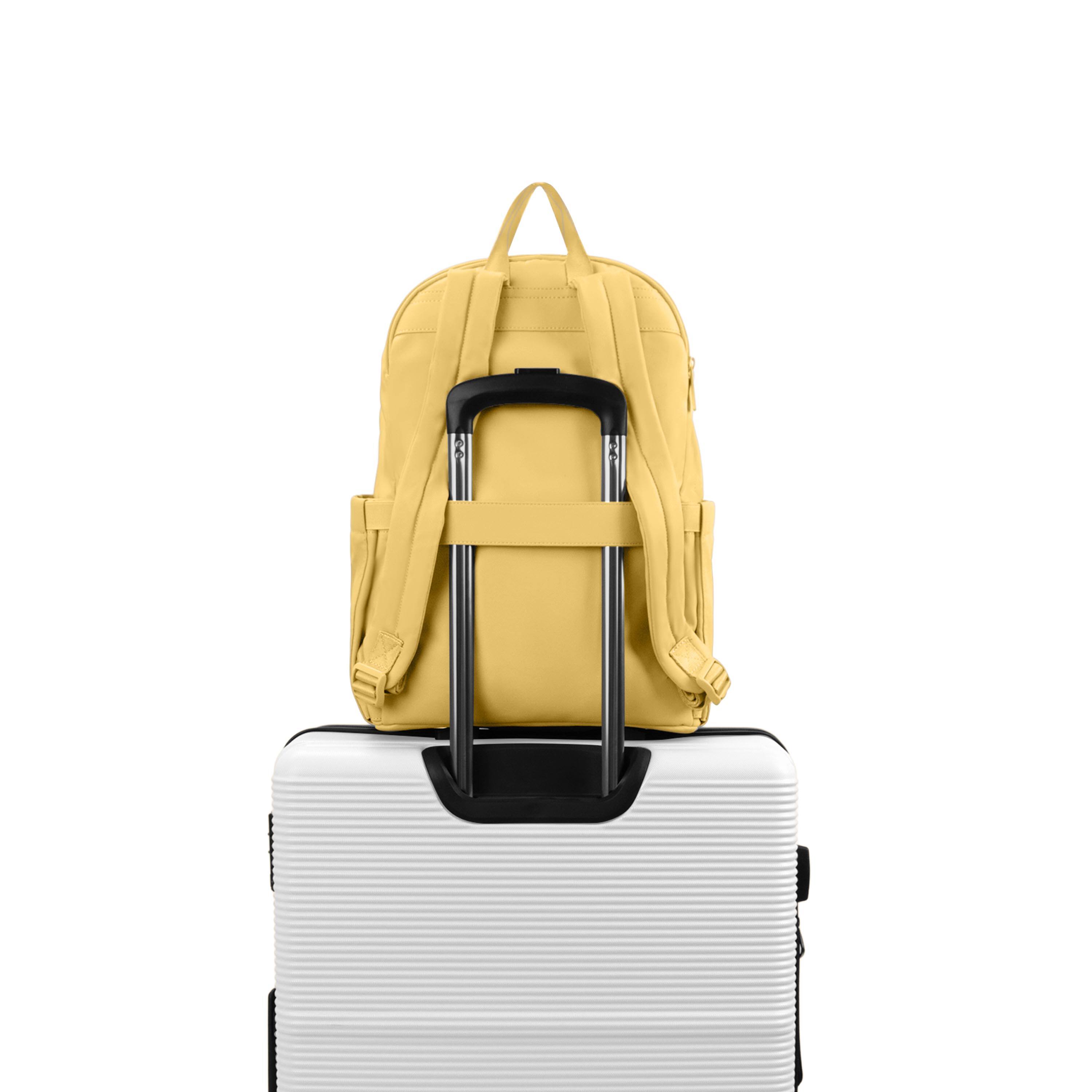 Alt View 2. Bugatti - Brussels Backpack - YELLOW.