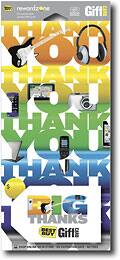 Front Large. Best Buy GC - $30 Thank You Gift Card.