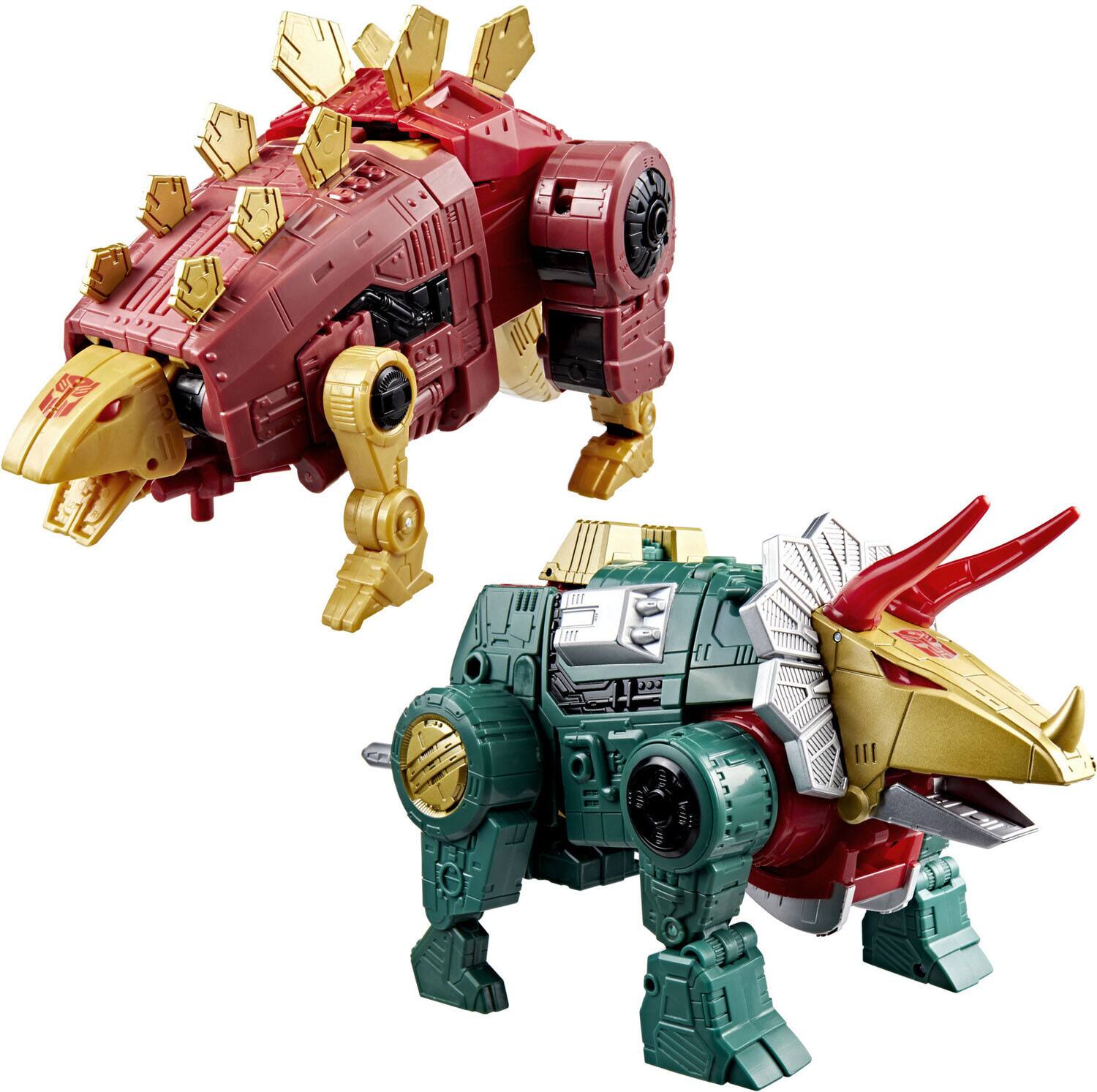 Alt View 2. Hasbro - Hasbro Collectibles - Transformers - Age of the Primes - G2 Universe Dinobot Slug & Snarl Converting - COLLECTIBLES - Multicolor.
