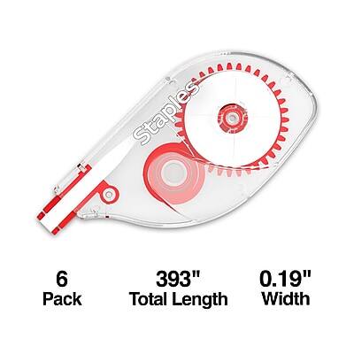 Staples 6 Pack  
393" Total Length  
0.19" Width