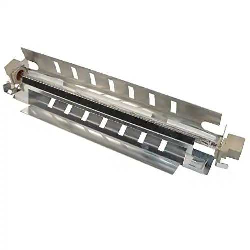 Back. HQRP - Refrigerator Defrost Heater 115 V 725 W 12 in - replacement for Hotpoint GE Kenmore WR51X10055.