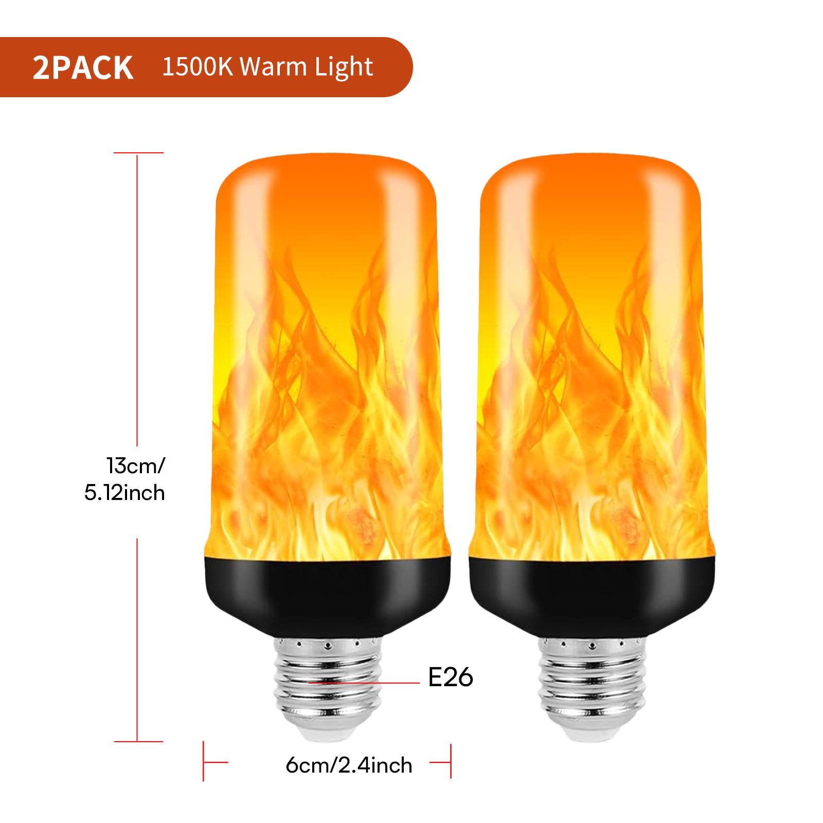 2PACK 1500K Warm Light

13cm/ 5.12inch

E26

6cm/2.4inch