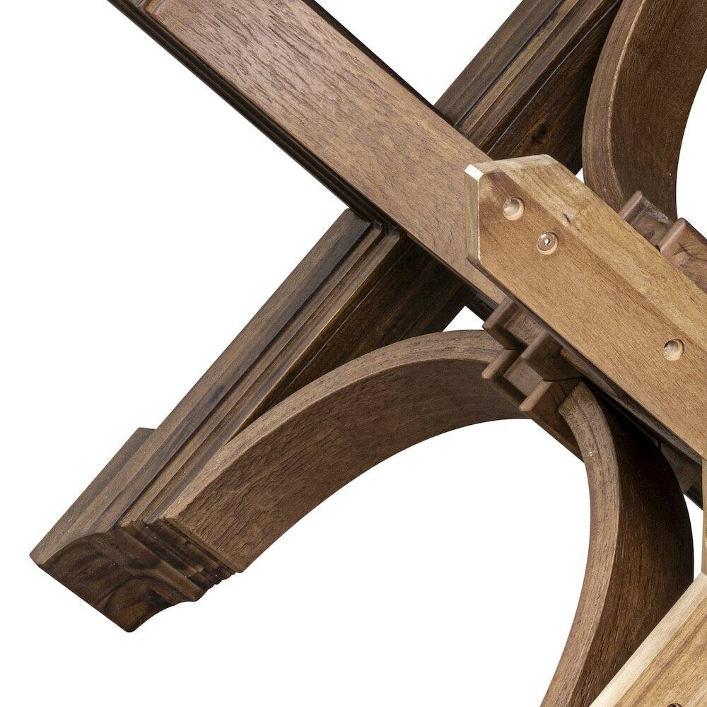 Alt View 3. East West Furniture - Wood Dinner Table - Brown.