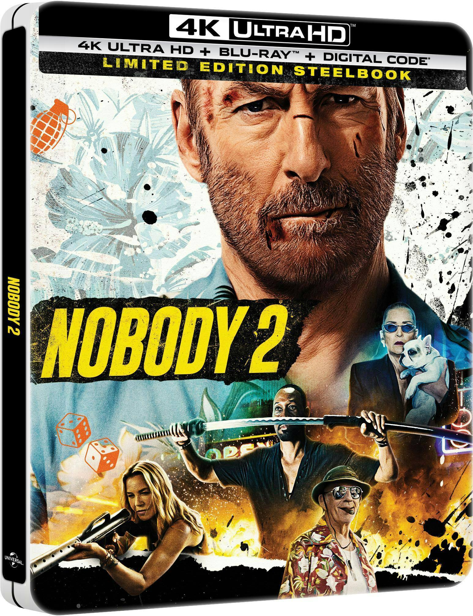 Angle. Nobody 2 (Limited Edition 4K Ultra HD Steelbook + Blu-ray + Digital) [UHD].