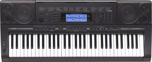 Front Standard. Casio - Portable Keyboard with 61 Standard-Size Touch-Sensitive Keys.