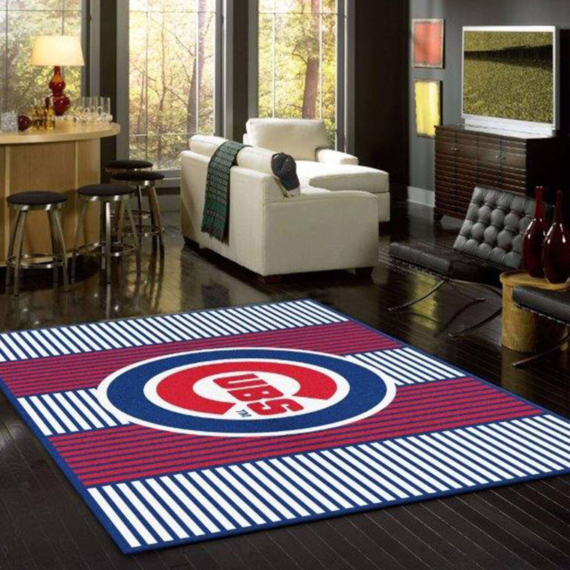 Alt View 1. Imperial - Chicago Cubs 5'4" x 7'8" Champion Rug - Multicolor.