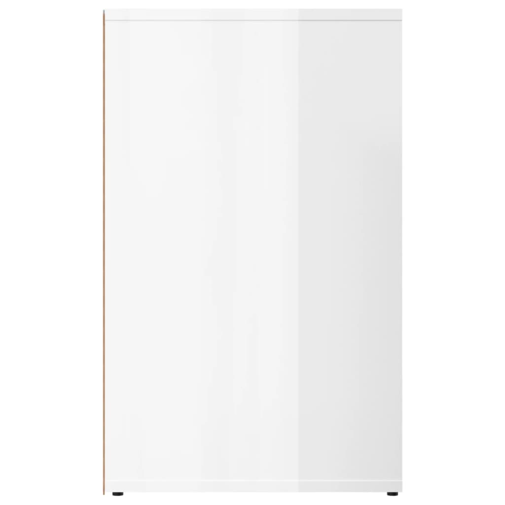 Alt View 3. Boyel Living - 31.5 in.W Modern High Gloss White Dressing Cabinet Engineered Wood Medium Storage - White.