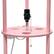 Alt View 19. Simple Designs - Round Etagere Storage Floor Lamp with 2 USB, 1 Outlet - Light pink.