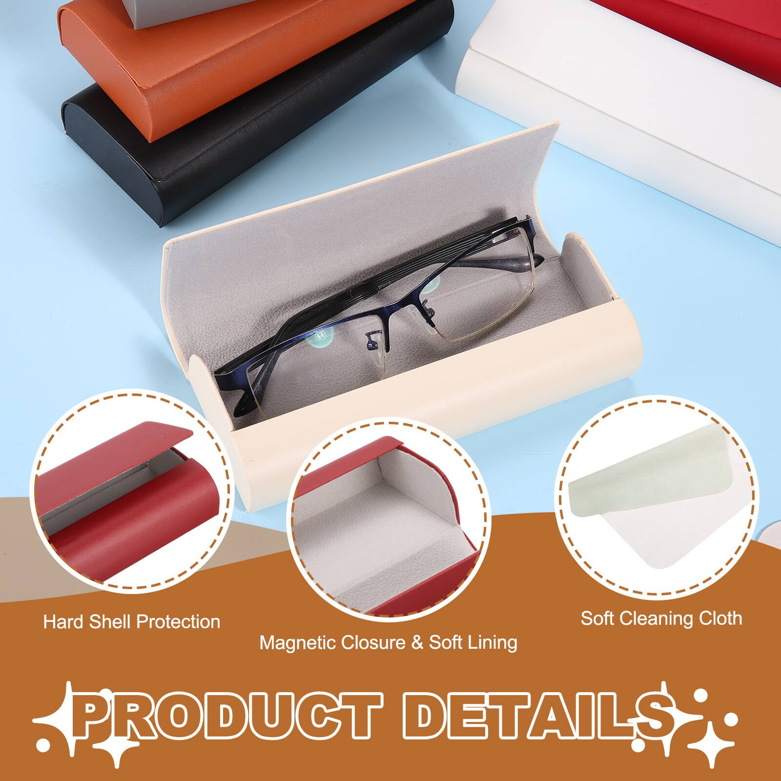 Hard Shell Protection  
Magnetic Closure & Soft Lining  
Soft Cleaning Cloth  

PRODUCT DETAILS