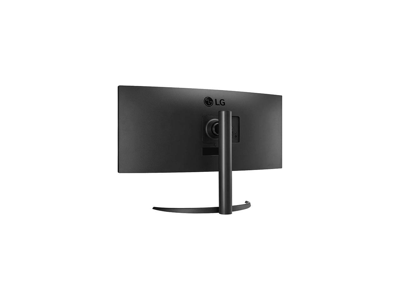 Alt View 8. LG - LG 34BP65C-B 34" UWQHD 3440 x 1440 Curved Screen LED LCD Monitor 21:9 160Hz FreeSync VA Monitor - Black.