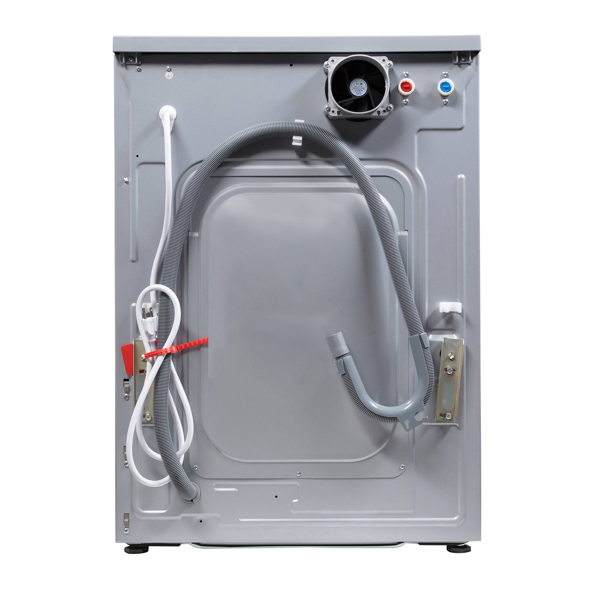 Alt View 4. Equator - Equator 1.62 cu ft. All-in-One Combo Washer Electric Dryer Convertible VENTLESS/VENTED DRY | PET Special 110V - EZ 4600 - Silver.