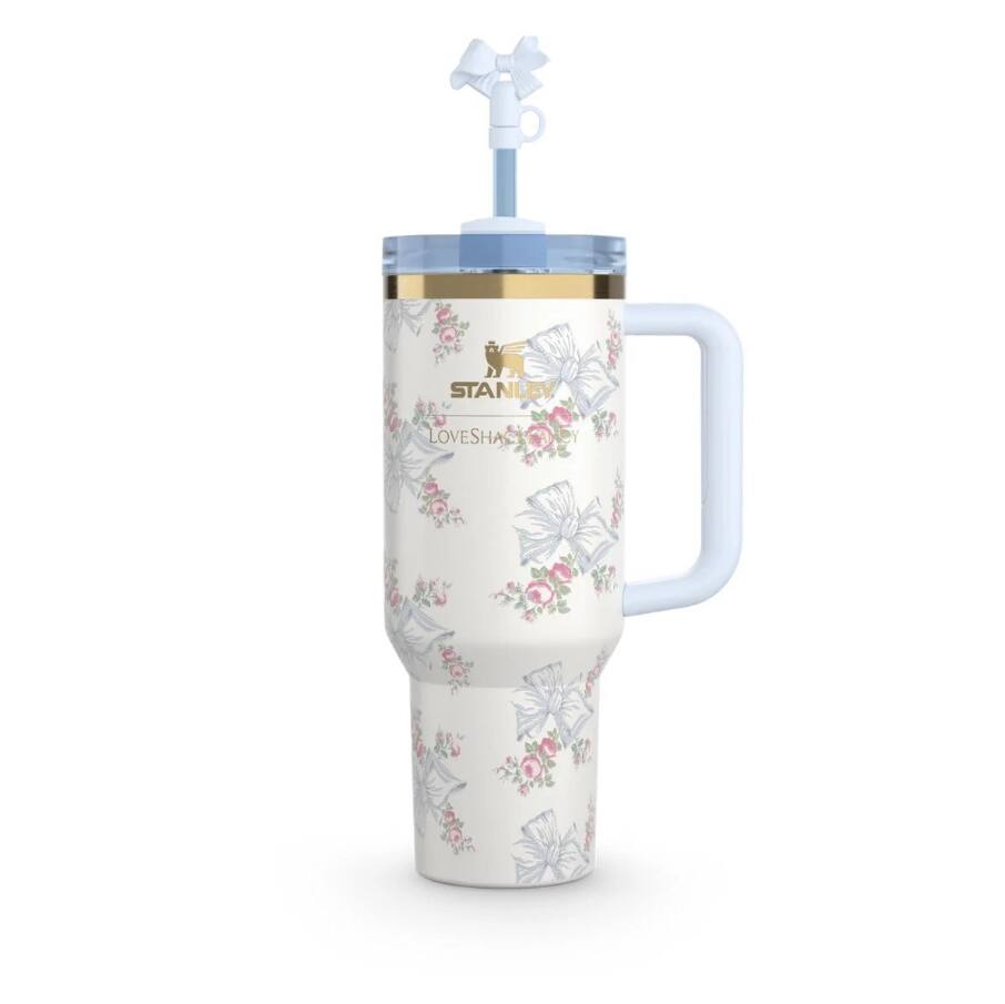 Stanley x LoveShackFancy 40 oz Quencher H2.0 FlowState Tumbler