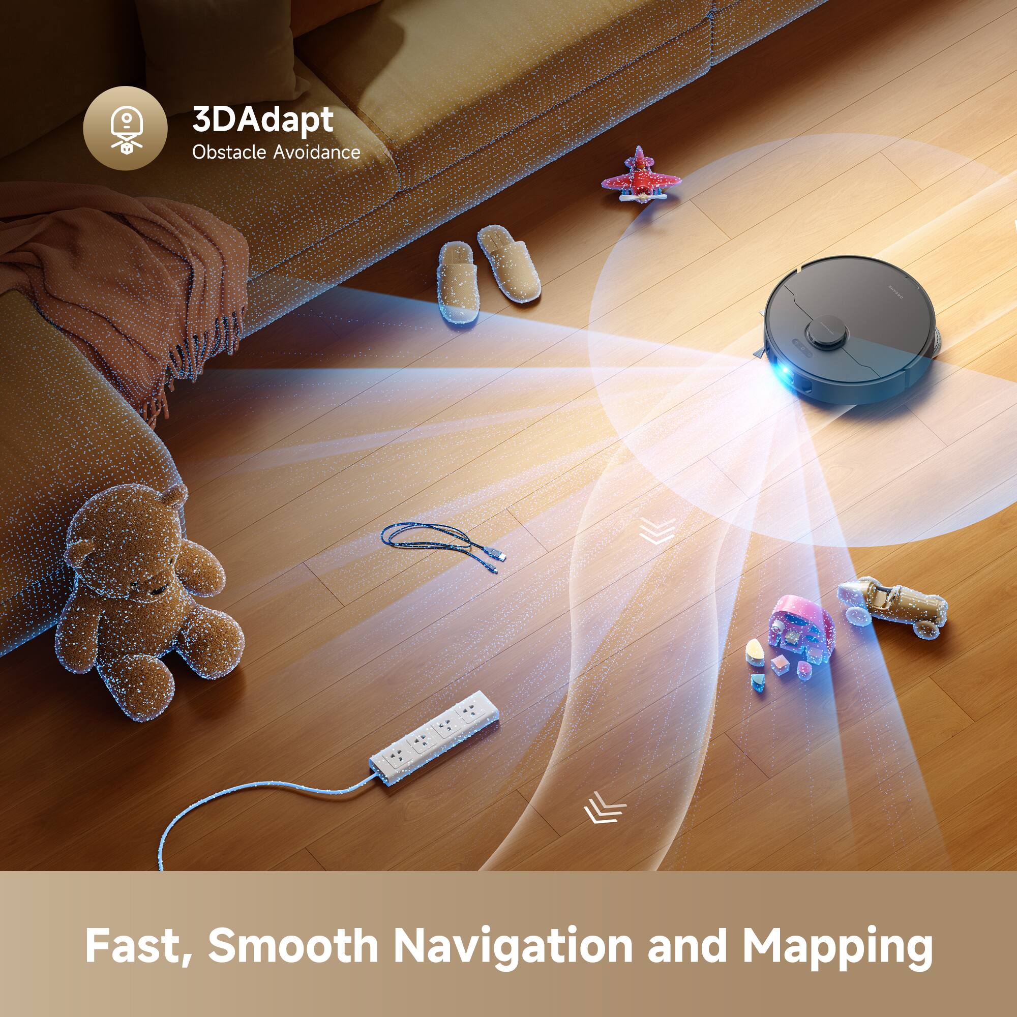 3DAdapt Obstacle Avoidance  
Fast, Smooth Navigation and Mapping