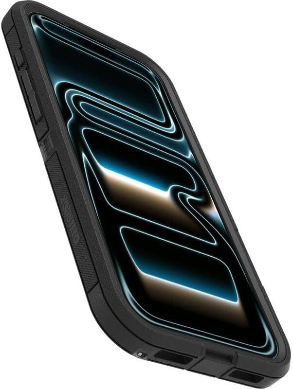 Alt View 1. OtterBox - OtterBox iPhone 17 Pro Max , Bundle: Defender Series XT Case & Screen Protector - Snaps on MagSafe - Rugged & Durable - Dark Side (Clear/Black).