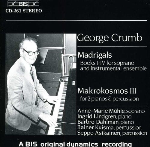 Crumb / Lindgren / Dahlman - Makrokosmos III for 2 Pianos & Percussion   - COMPACT DISCS [CD] price history on PriceWatchPro