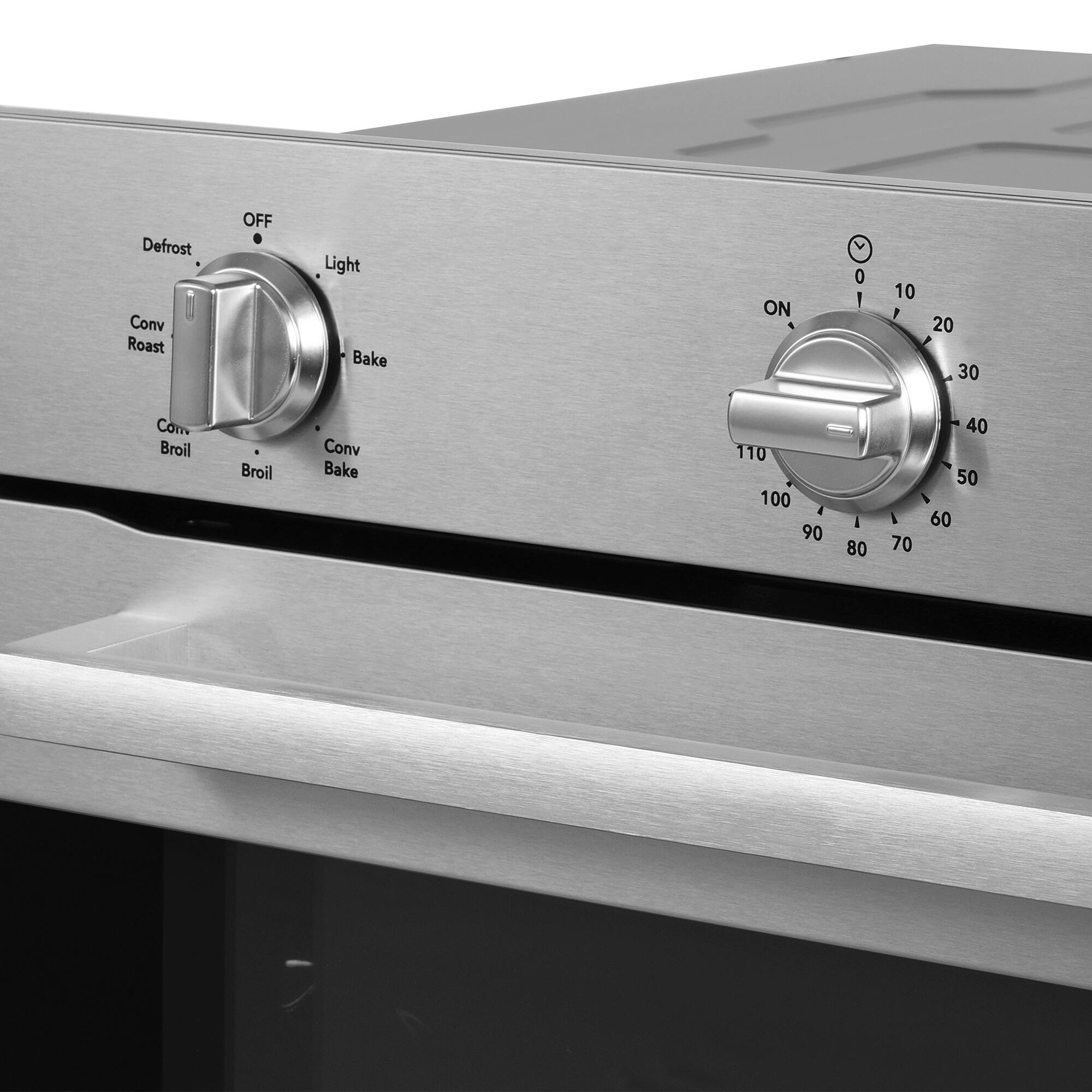 Defrost Conv Roast OFF Light Bake ON  
0 10 20 30  
Com Broil Broil Conv Bake  
110 100 90 80 70 40 50 60