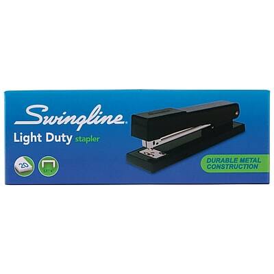 Swingline Light Duty Stapler  
20 Sheets  
Durable Metal Construction
