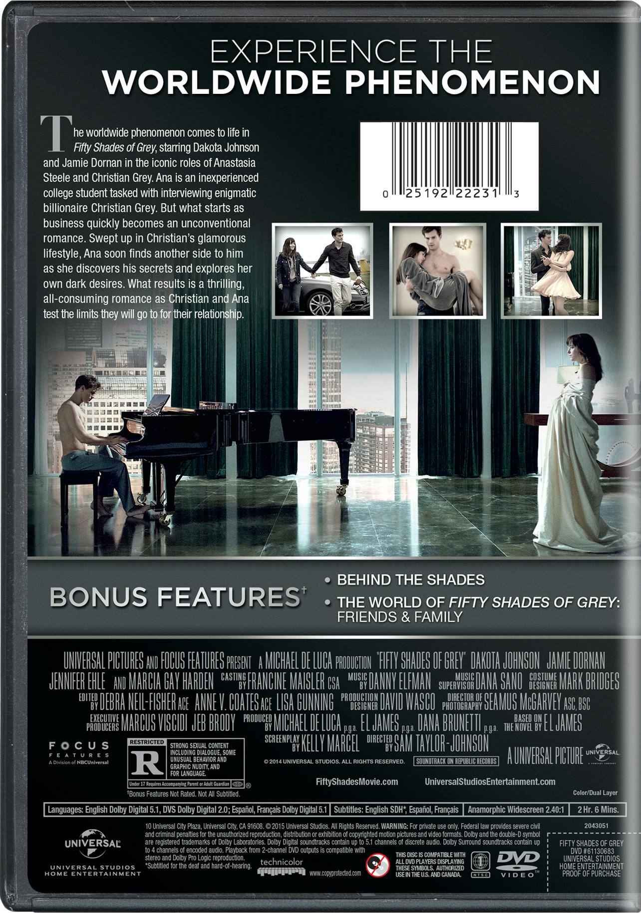 Angle. Fifty Shades of Grey [DVD].