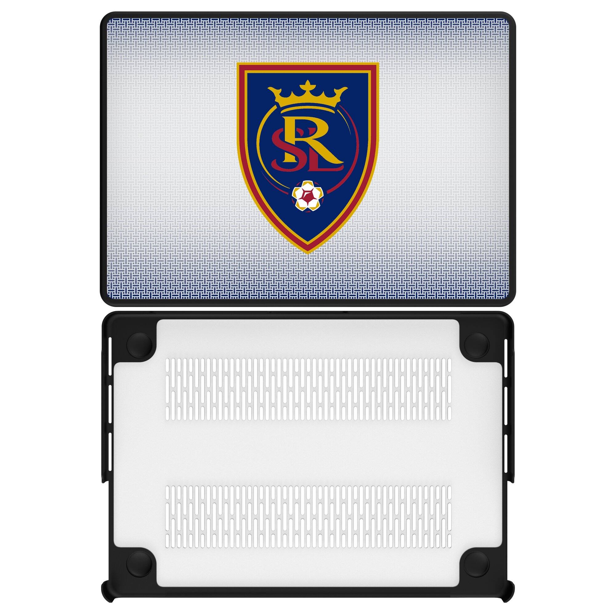 Front. Keyscaper - Real Salt Lake Linen MacBook Case - Pro 16 in - Multicolor.