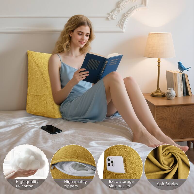 The text in the image can be grouped and corrected as follows:

- High quality PP cotton
- High quality zippers
- Extra storage side pocket
- Soft fabrics