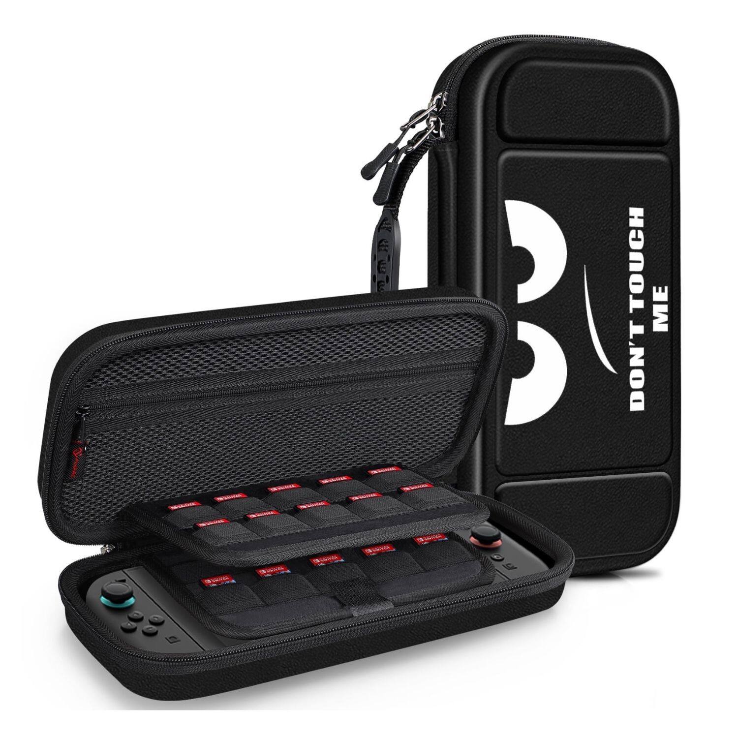 Stock Preferred - Carrying Case for Nintendo Switch 2 (2025) Hard Shell Portable Travel Bag Cover - Black Don't Touch