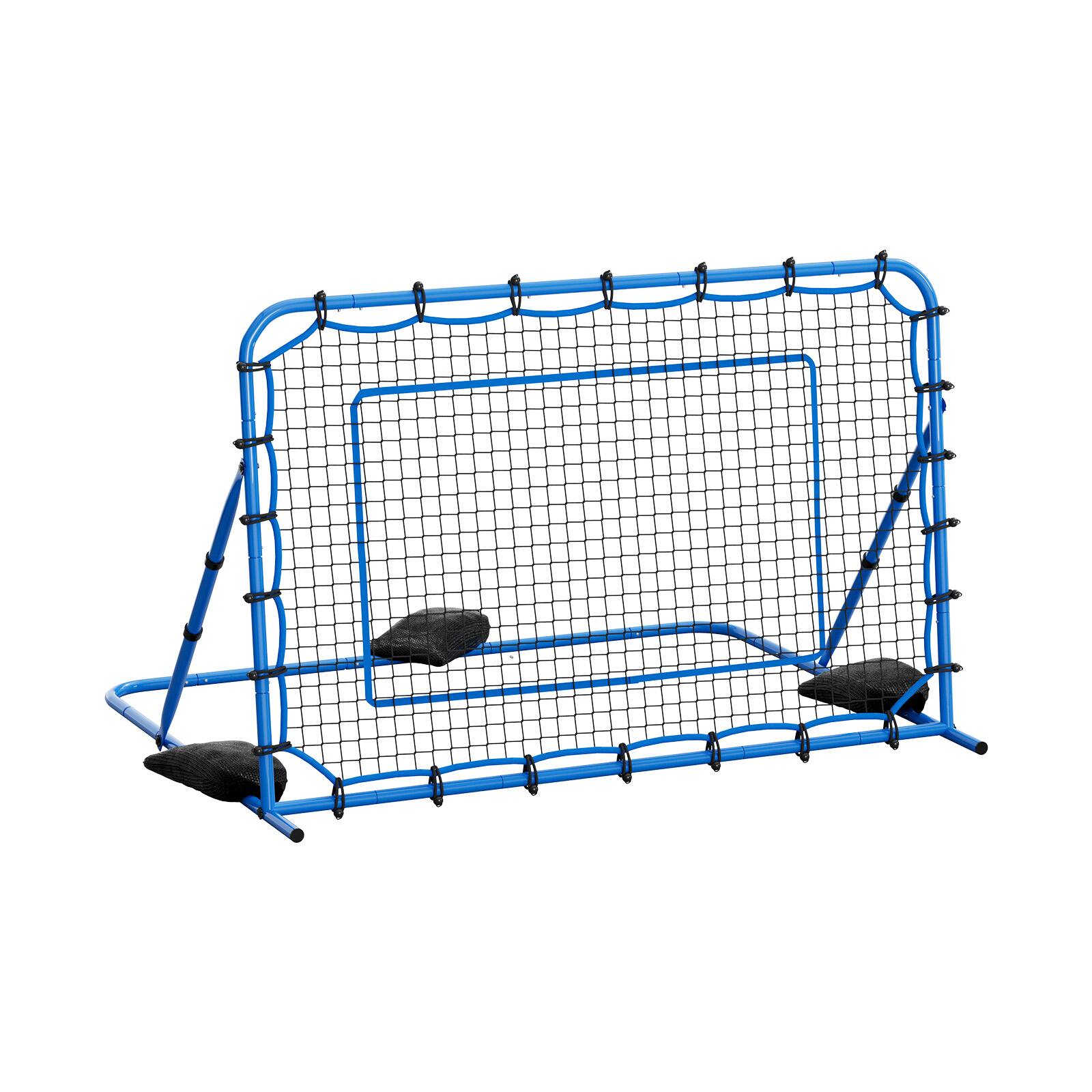 Alt View 5. VEVOR - Soccer Rebounder Net, Quick-Switch Angle Soccer Goal Rebounder for Control, Passing Practice, Heavy-Duty Iron Frame - Blue + Black.