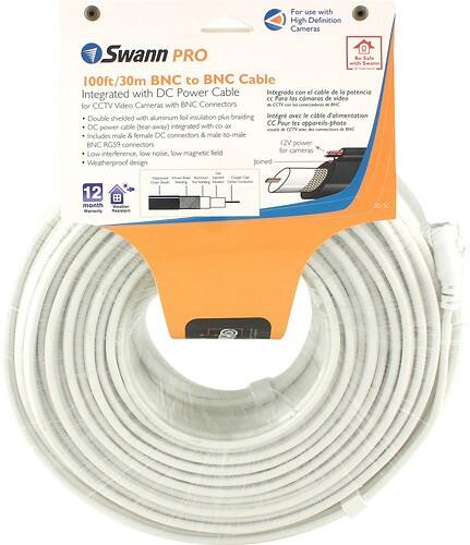 Front Standard. Swann - Siamese 100' BNC-to-BNC Cable.