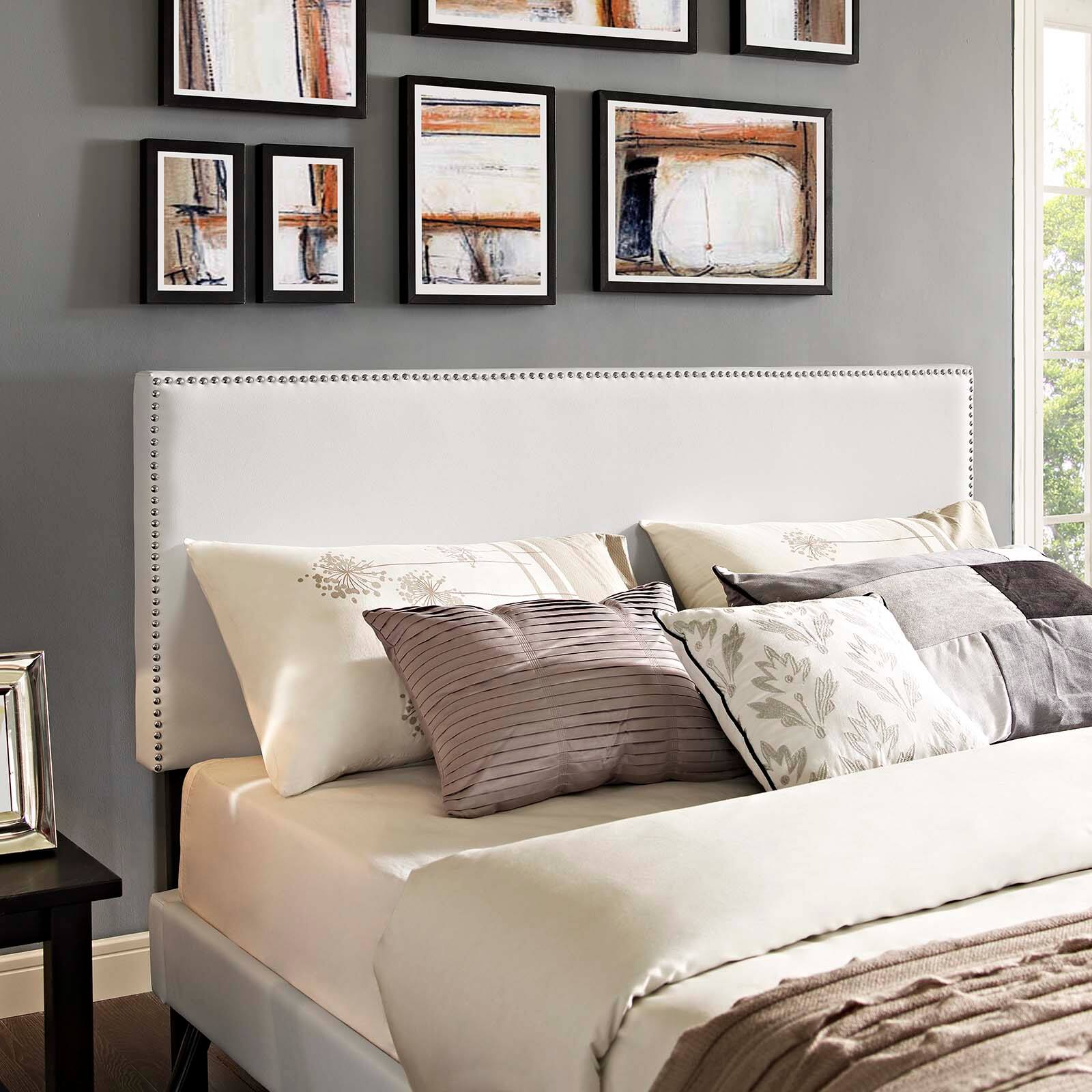 Alt View 4. Modway - Melanie Tufted Button Upholstered Fabric Full Platform Bed - Brown.