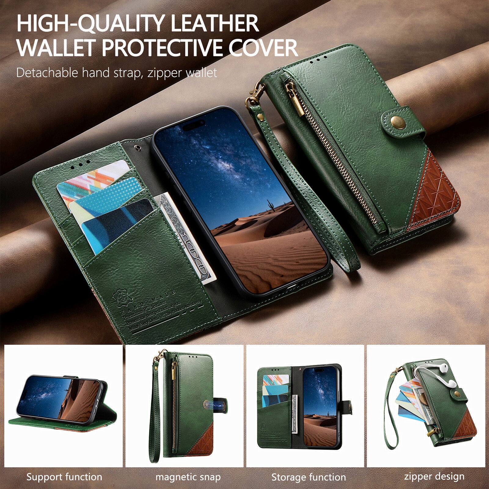 HIGH-QUALITY LEATHER WALLET PROTECTIVE COVER

Detachable hand strap, zipper wallet

Support function
magnetic snap
Storage function
zipper design