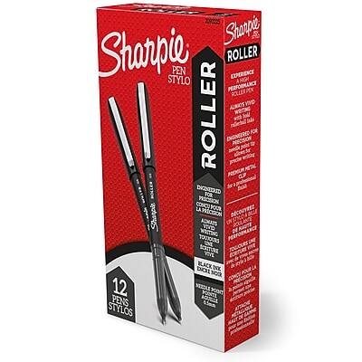 Sharpie Pen Roller  
Experience Performance Roller  
Always Vivid Writing  
Engineered for Precision  
12 Pens  
Black Ink  
0.7mm Point  
Stylos  
Découvrez Sharpie Always Vivid Writing  
Toujours Scuad Vibe  
Black Ink  
12 Nezdae Point Pens  
Stylos