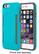 Front. Incipio - STOWAWAY Credit Card Case for Apple® iPhone® 6 and 6s - Cyan/Gray.