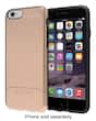 Incipio - EDGE SHINE Hard Shell Case for Apple® iPhone® 6 and 6s - Rose Gold - Larger Front