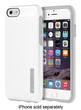 Incipio - DualPro SHINE Case for Apple® iPhone® 6 and 6s - White/Gray - Larger Front