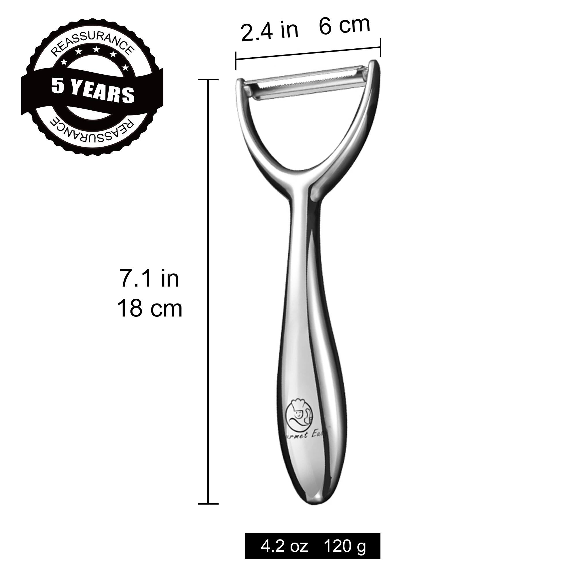 Alt View 1. Gourmet Easy - Vegetable Peeler, Premium Stainless Steel Potato Peeler, High Tensile Ultra Sharp Blade Fruit and Food Slicer, Y Shaped.